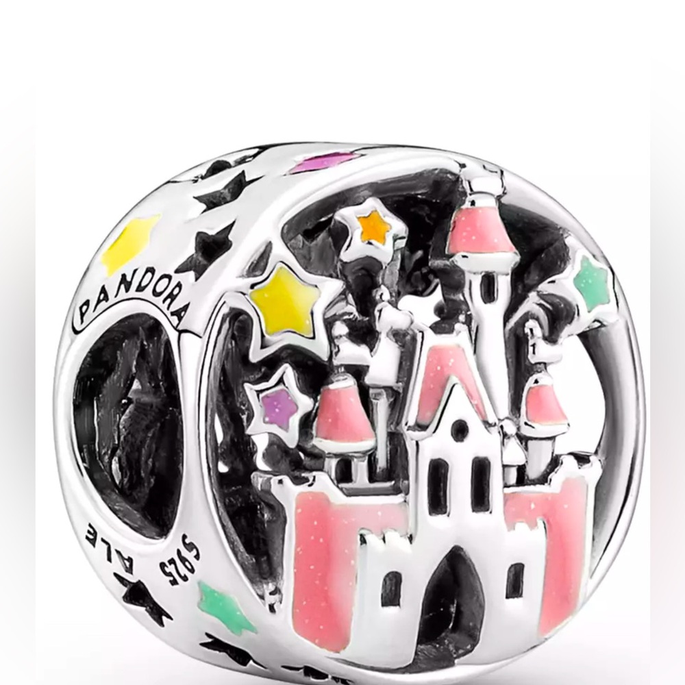 Fantasyland Castle My Happy Place Charm by Pandora – Disney Parks